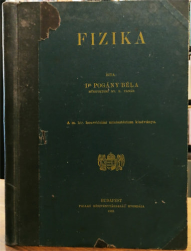 Dr. Pog�ny B�la - Fizika