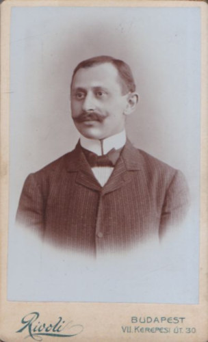 Rivoli: Ismeretlen bajszos frfi (6,5x11 cm) (vizitkrtya)