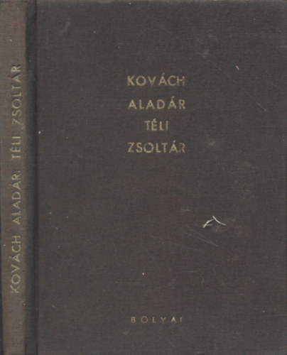 Kovch Aladr - Tli zsoltr (Bolyai Knyvek)