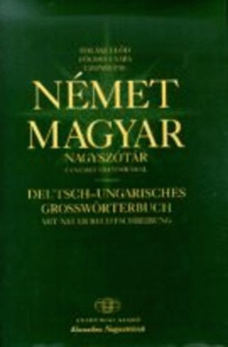 Földes Csaba, Uzonyi Pál Halász Előd - Német-magyar nagyszótár