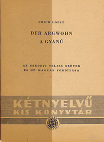 Der Argwohn - A gyan (Ktnyelv kis knyvtr)
