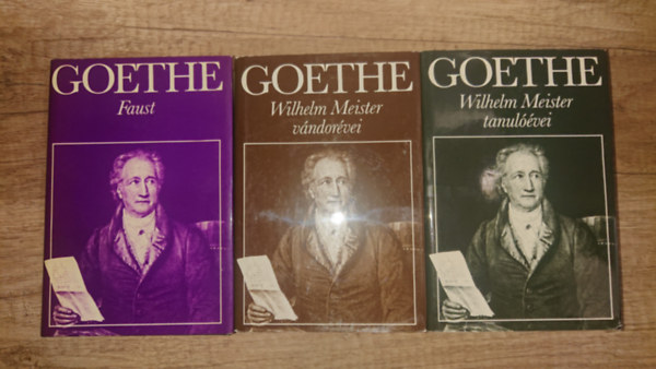 Johann Wolfang Goethe - 3 ktet Goethe letmvbl: Faust + Wilhelm Meister tanulvei, Wilhelm Meister vndorvei