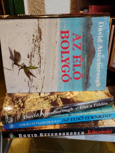 David Attenborough - Attenborough knyvcsomag 4 darabos KNYVMENT AJNLAT: Az l bolyg, let a Fldn, Az els denkert, Az let erprbi