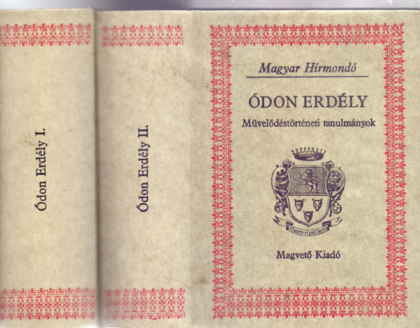 Utsz: Niederhauser Emil Sas Pter  (szerk.) - don Erdly I-II. - Mveldstrtneti tanulmnyok (Magyar Hrmond)