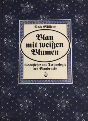 Rose Müllers - Blau mit Meisen Blumen