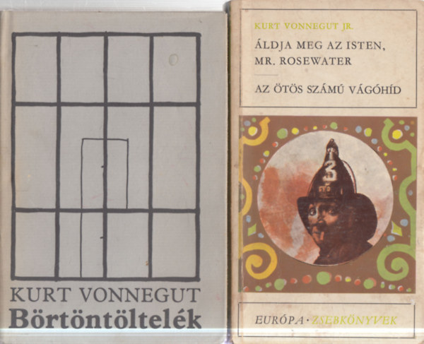 Kurt Vonnegut Kurt Vonnegut Jr. - 3 db. Vonnegut 2 kötetben (Börtöntöltelék + Áldja meg az Isten, Mr. Rosewater - Az ötös számú vágóhíd)