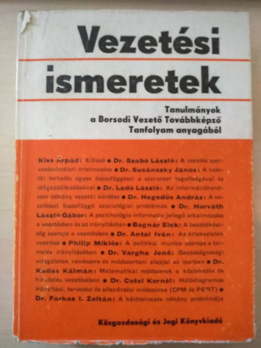 Vezetsi ismeretek