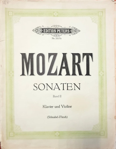 W. A. Mozart - Sonaten fr Klavier und Violine Band II.