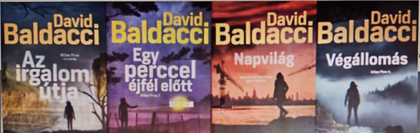 David Baldacci - Atlee Pine sorozat 1-4.: Az irgalom tja  + Egy perccel jfl eltt  + Napvilg  + Vglloms