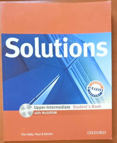 Paul A. Davies - Tim Falla - Solutions Upper-Intermediate Student's Book CD mellklettel