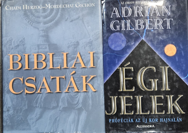 Chaim Herczog, Mordechai Gichon Adrian Gilbert - 2 db régészeti detektívmunka: Égi jelek + Bibliai csaták