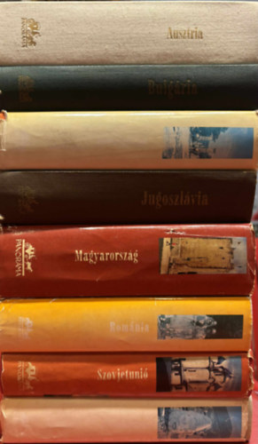8 db Panoráma útikönyv (Ausztria, Bulgária, Görögország, Jugoszlávia, Magyarország, Románia, Szovjetunió, Törökország)