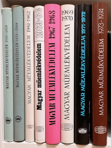 Magyar m�eml�kv�delem 1959-1974 (8 k�tet)