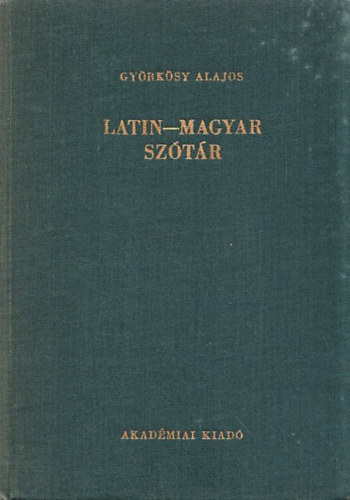 Gyrksy Alajos - Latin-magyar sztr