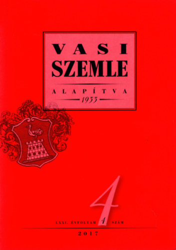 Kapiller Ferenc - Vasi Szemle 2017. 4. szm