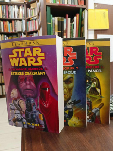 K. W. Jeter - A fejvadsz hbork 1-3. (Star Wars) / A mandalori pncl, Boba Fett kelepcje, rtkes zskmny