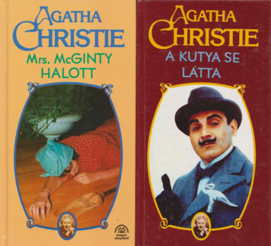 Agatha Christie - 2 db. krimi (Mrs. McGinty halott + A kutya se l�tta)