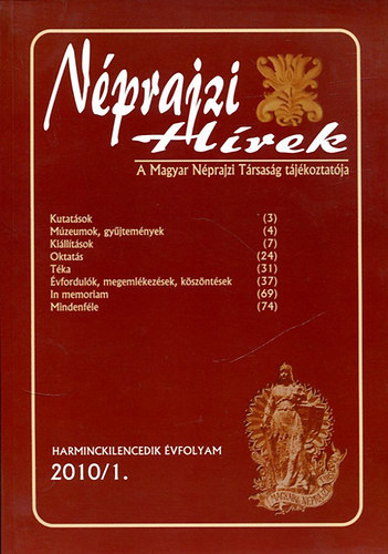 Hla Jzsef- Mt Gyrgy - Nprajzi hrek 2010/1
