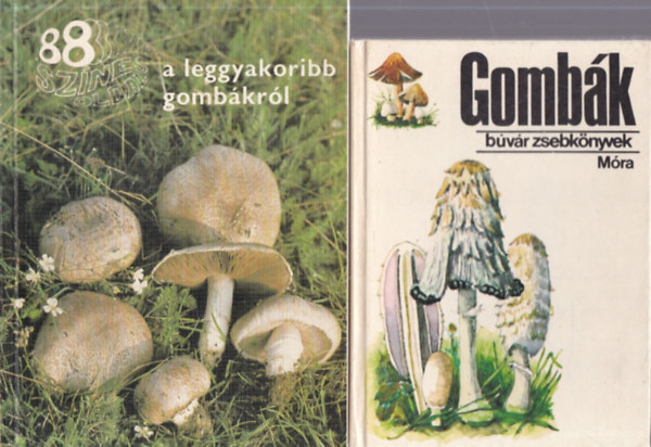 Dr. Kalm�r-Huller Rim�czi Imre - 2 db gomb�s k�nyv: A leggyakoribb gomb�kr�l + Gomb�k (B�v�r zsebk�nyvek)