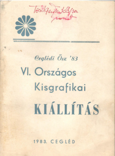 Nagy Lszl Lzr (szerk.) - V. Orszgos Kisgrafikai Killts (Cegldi sz '81)