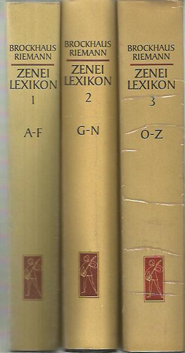 Carl Dahlhaus-Hans Heinrich Eggebrecht  (szerk.) - Brockhaus-Riemann - Zenei lexikon I-III. (A-F - G-N - O-Z)