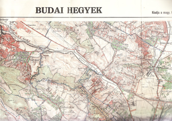 Budai hegyek (Cserk�szek t�rk�pe)- 1:37.500