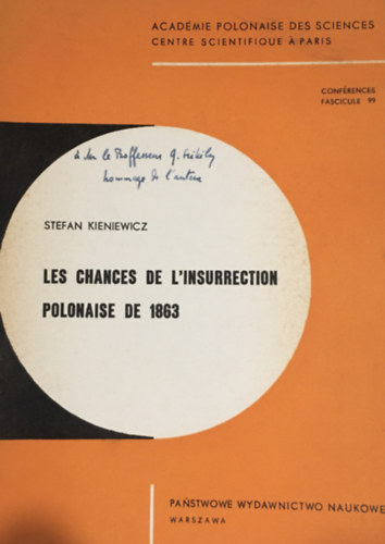 Stefan Kieniewicz - Les chances de l'insurrection polonaise de 1863