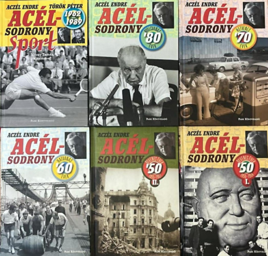T�r�k P�ter Acz�l Endre - 6 db Ac�lsodrony '50 I-II.; '60; '70; '80; Ac�lsodrony Sport 1962-1989 Teljes sorozat