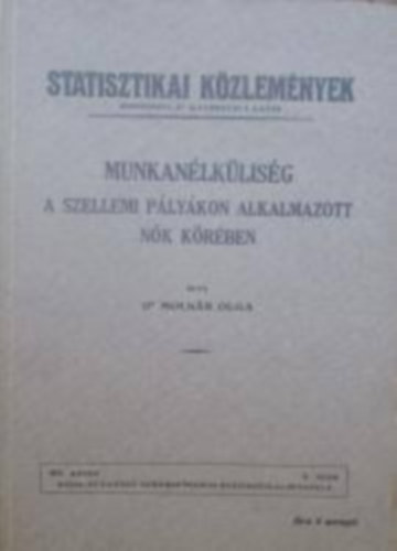 Munkanlklisg a szellemi plykon alkalmazott nk krben