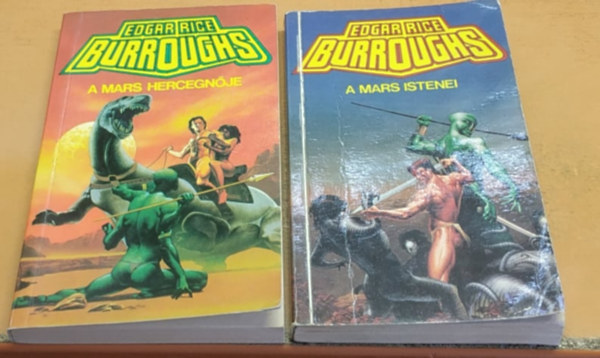 Edgar Rice Burroughs - A Mars hercegnője + A Mars Istenei (2 kötet)