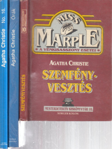 Agatha Christie - 3 db. klasszikus krimi (Szemf�nyveszt�s + �r�k + No. 16.)