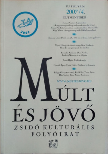 Kbnyai Jnos  (fszerk.) - Mlt s Jv, 2007/4.
