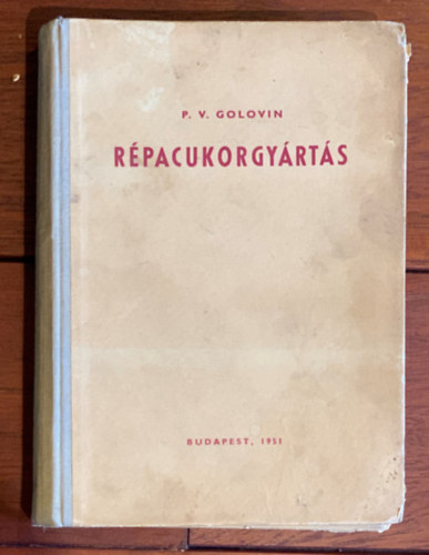 P. V. Golovin - Répacukorgyártás