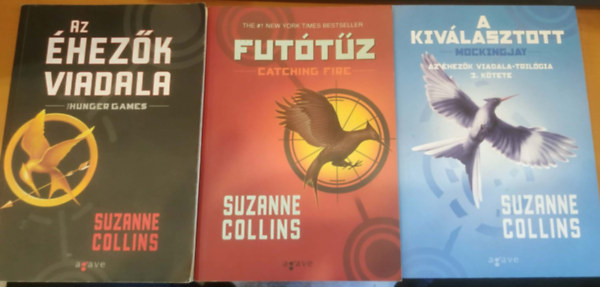 Suzanne Collins - Az éhezők viadala 1-3. kötet (Az éhezők viadala - Futótűz - A kiválasztott)
