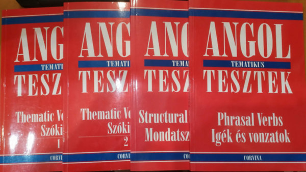 Daniel Blackman, Mariusz Misztal - 4 db Angol tematikus tesztek: Phrasal Verbs (Ig�k �s vonzatok) + Structural Conversion (Mondatszerkezetek) + Thematic Vocabulary 1-2. (Sz�kincs)