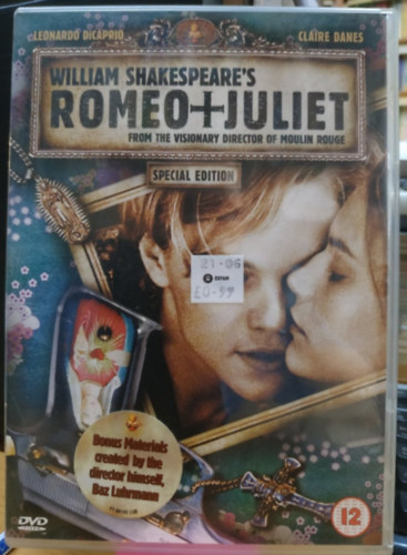 Baz Luhrmann William Shakespeare - William Shakerspear's Romeo+Juliet - Special Edition - angol nyelv (DVD)