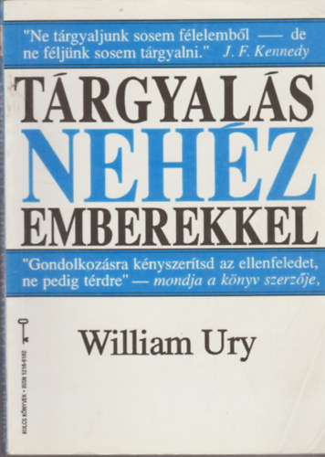 William Ury - Trgyals nehz emberekkel