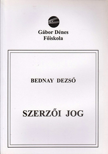 Bednay Dezs - Szerzi jog