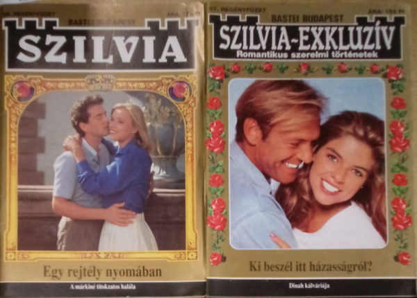 111 db.Szilvia regényfüzet és 91 db. Szilvia-Exkluzív regényfüzet