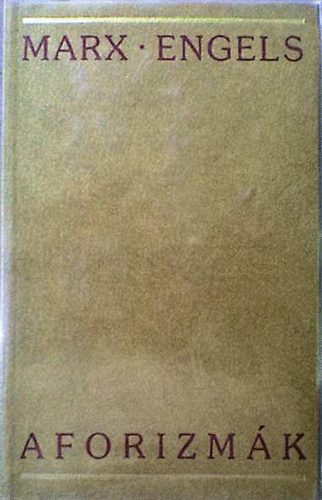 Marx-Engels - Aforizmk (Marx-Engels)
