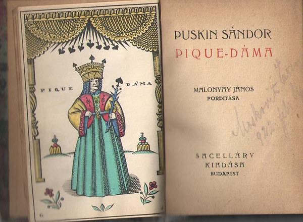 Puskin S�ndor - Pique-d�ma
