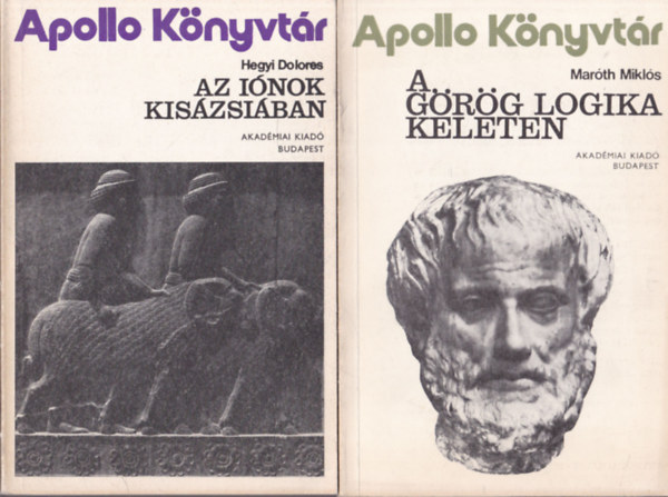 2 db Apoll� K�nyvt�r k�nyv: Az i�nok Kis�zsi�ban + A g�r�g logika keleten