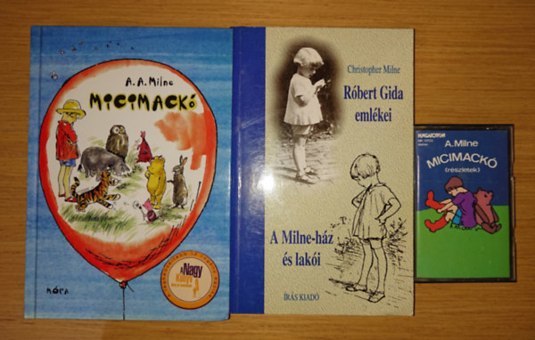Christopher Milne A. A. Milne - 2 k�nyv A.A. Miln�t�l �s aj�nd�kba a Micimack� magn�kazett�n: Micimack�, R�bert Gida eml�kei / A Milne-h�z �s lak�i