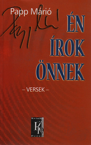 Papp M�ri� - �n �rok �nnek - Versek KN-9101
