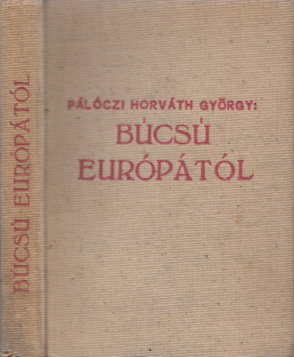 Plczi Horvth Gyrgy - Bcs Eurptl (alrt)