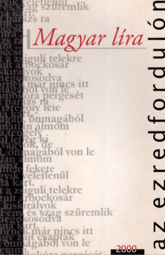 Tevan kiad� - Magyar l�ra az ezredfordul�n. Versek �s tanulm�nyok