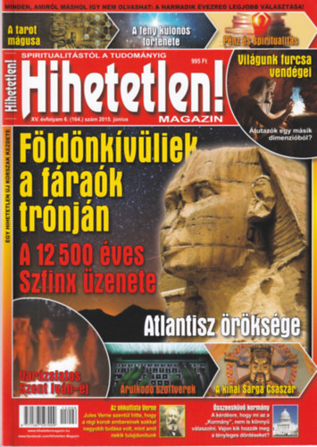 Hihetetlen! magazin 2015. jnius