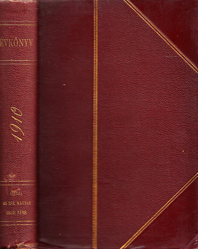 B�n�czi J�zsef  (szerk.) - Izraelita Magyar Irodalmi T�rsulat (IMIT) �vk�nyv 1910.