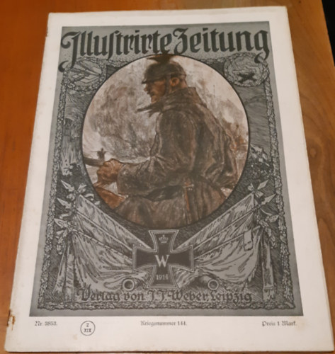 Illustrirte Zeitung : Leipzig, Berlin, Wien, Budapest, New York. Nr. 3853. 148. Band. 3. Mai 1914. Kriegsnummer 144