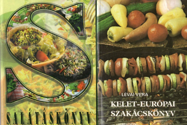 Halász Zoltán, Verhóczki István, Lévai Vera Farkas Kata - 4 db szakácskönyv: Kelet-európai szakácskönyv + Salátáskönyv + Hazai ízek, falusi ünnepek + Mesélő szakácskönyv